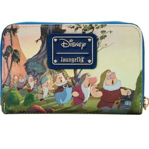 Disney Loungefly Snow White Scenes Zip Around Wallet